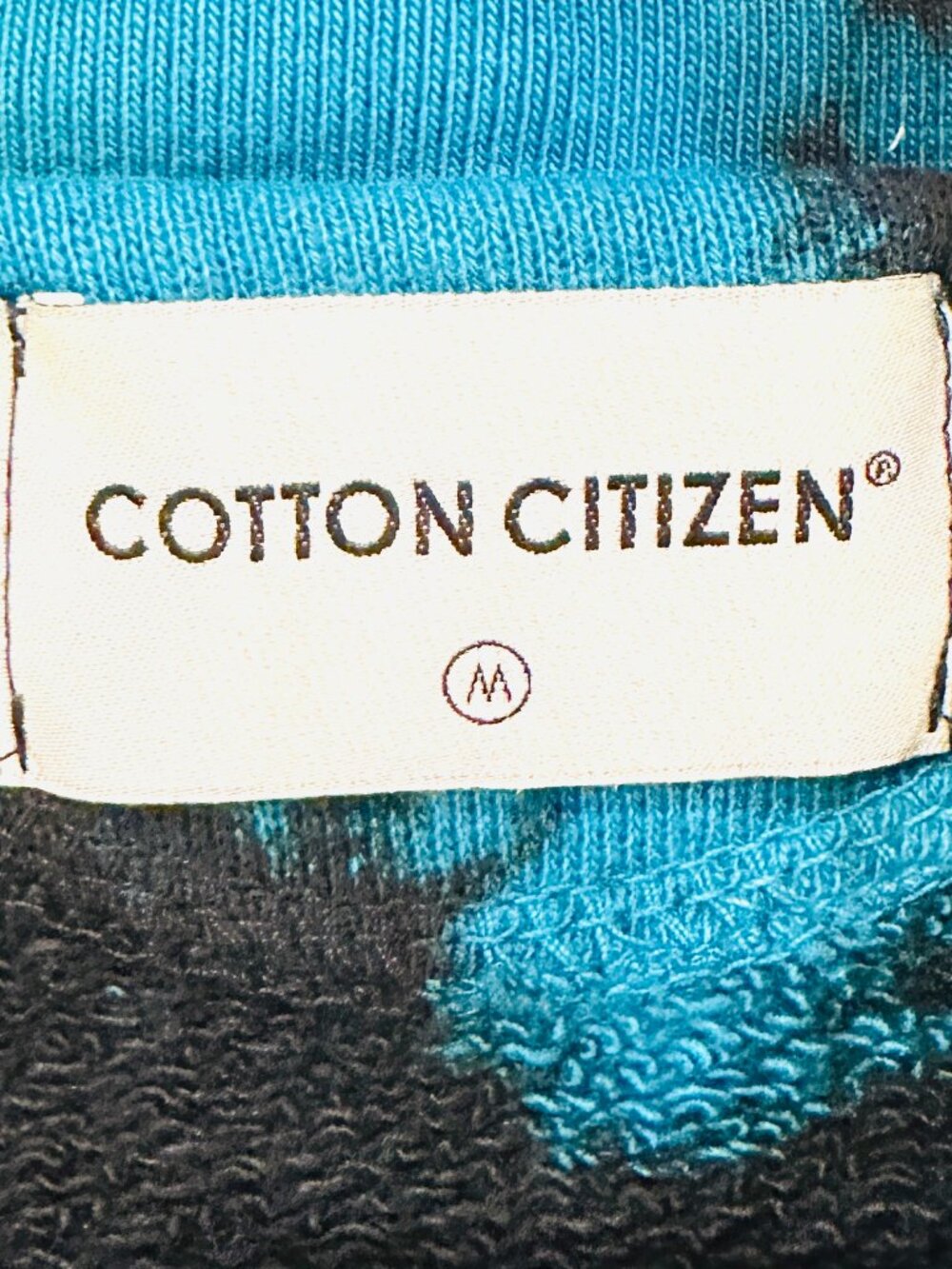 COTTON CITIZEN BLACK TIE DYE SWEATSHIRT MEDIUM - Picture 4 of 4